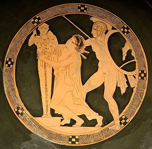 Aiace rapisce Cassandra, 440-430 a.C.,  Museo del Louvre, Parigi